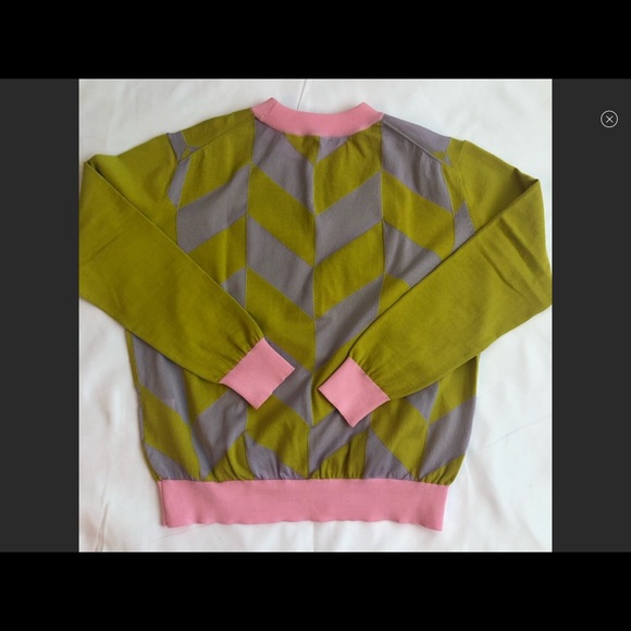 Sofie D’Hoore Vintage look pink and gold long sleeve top - Picture 3 of 4